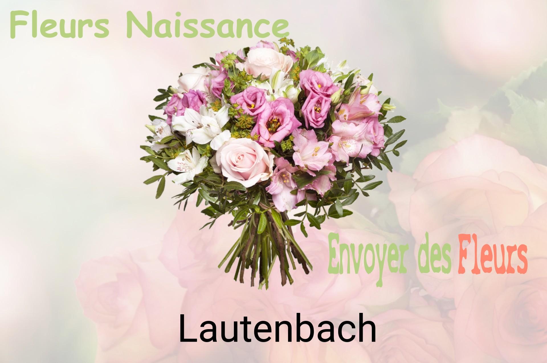 Bouquet de fleurs de naissance livré à Lautenbach