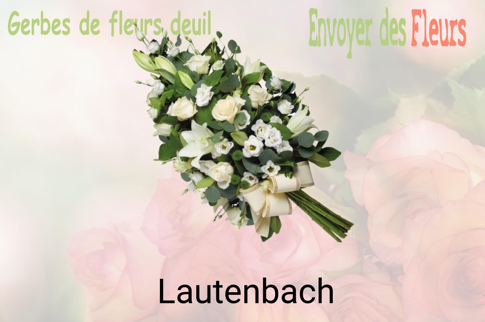 Gerbe de fleurs de deuil livrée à Lautenbach